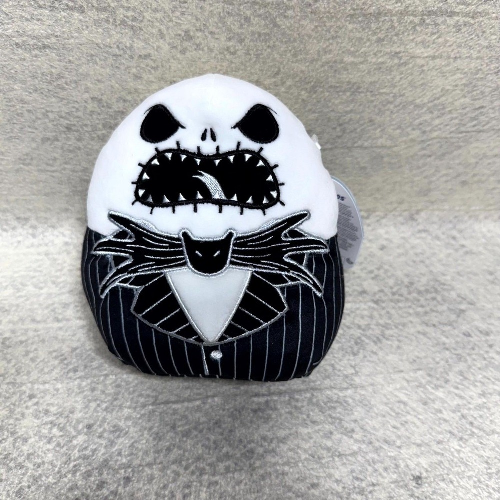 Jack Skellington The Nightmare Before Christmas Squishmallows 7 Inches‎ NEW